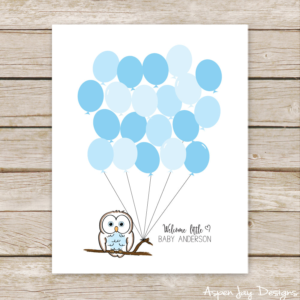 Blue Owl Guest Book