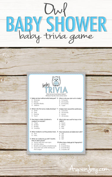 Blue Owl Baby Trivia