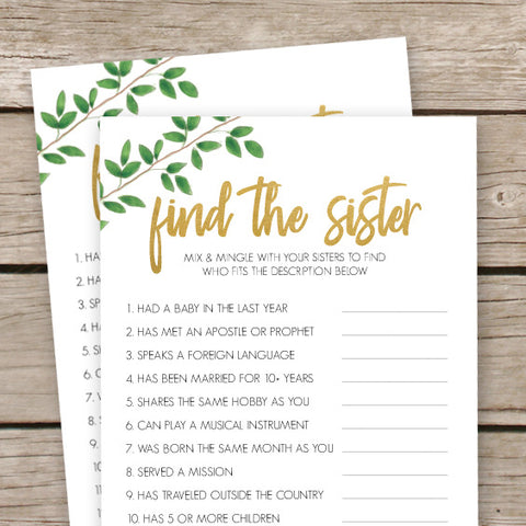 FREE Find the Sister