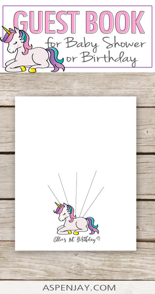 Unicorn Guest Book