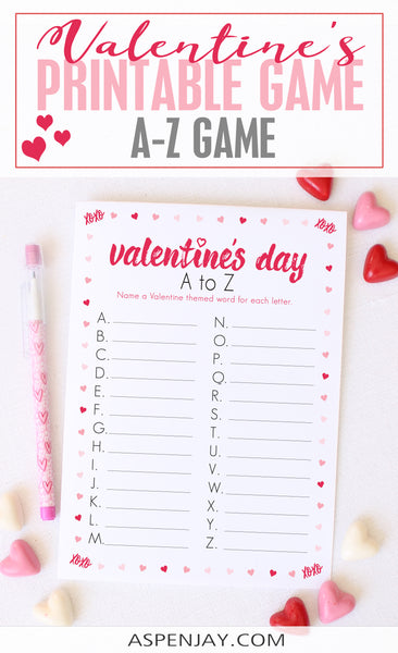 Valentine's Day A to Z