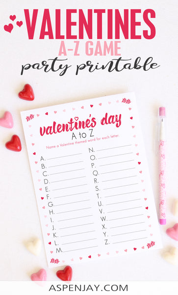 Valentine's Day A to Z