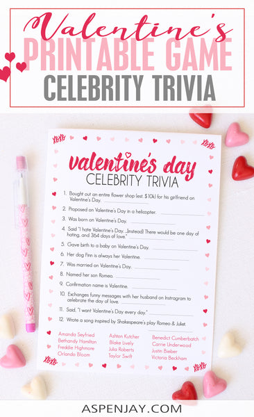 Valentine's Day Celebrity Trivia