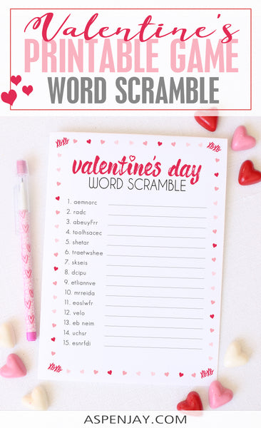 Valentine's Day Scramble