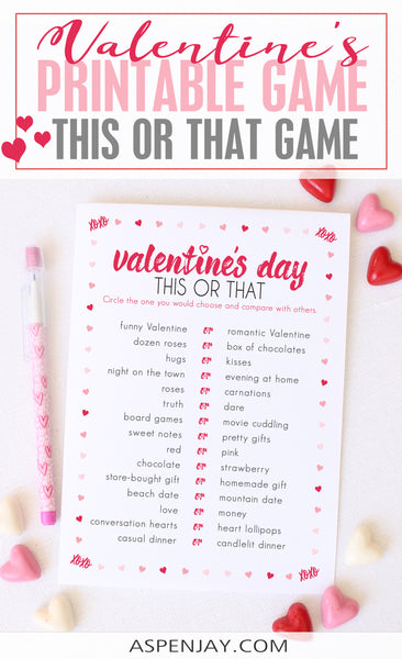 Valentine's Day This or That