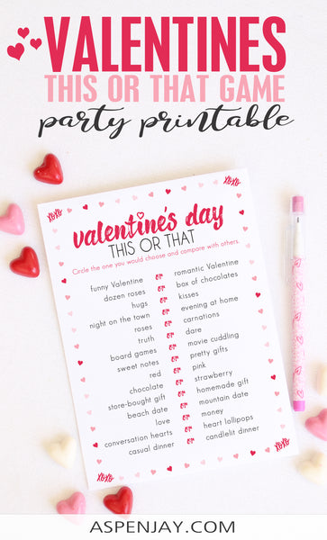 Valentine's Day This or That