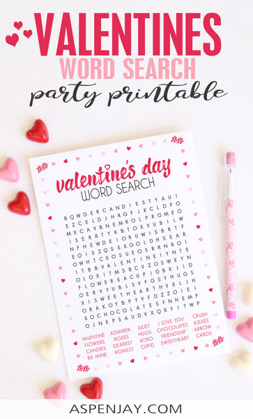 Valentine's Day Word Search