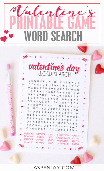 Valentine's Day Word Search