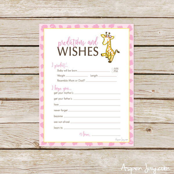 Giraffe Baby Predictions & Wishes