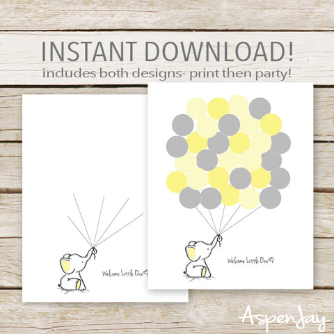 Yellow Elephant Guest Book (not customized)