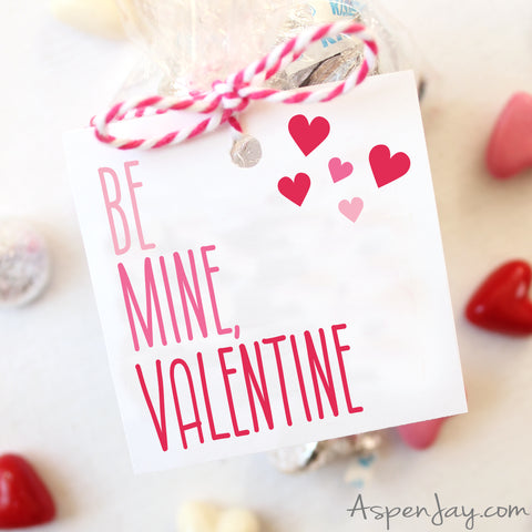 Be Mine Valentine Tags