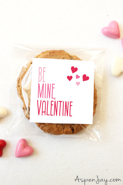 Be Mine Valentine Tags