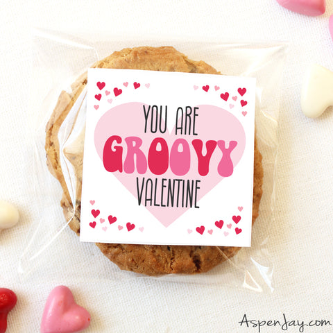 Groovy Valentine Tags