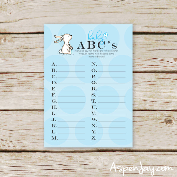 Blue Bunny Baby ABC's