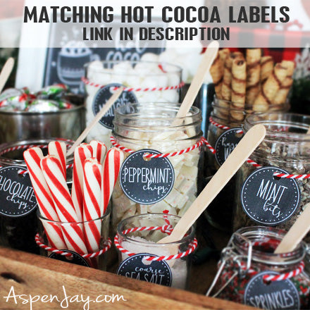 Cup of Cheer Hot Cocoa Labels