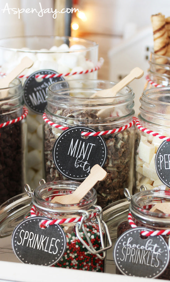 Hot Cocoa Topping Labels – AspenJay