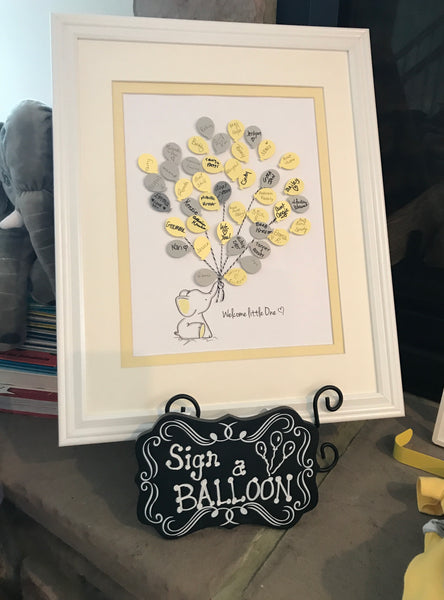 Yellow Elephant Guest Book