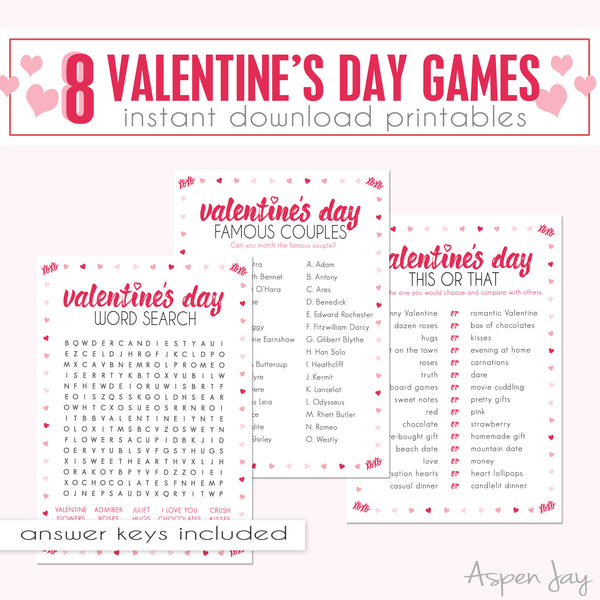 Valentine's Day 8 Games Bundle