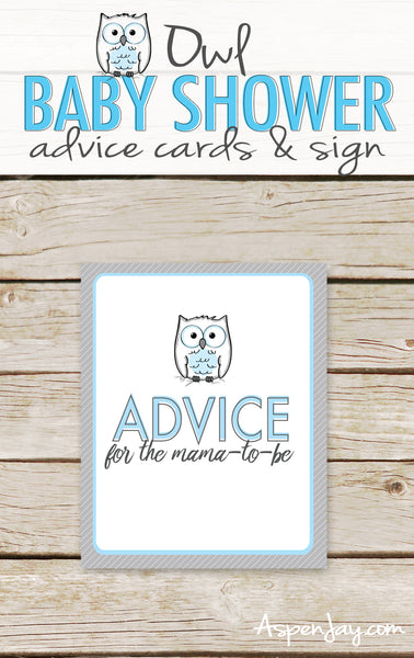 Blue Owl Advice for Mommy-to-Be