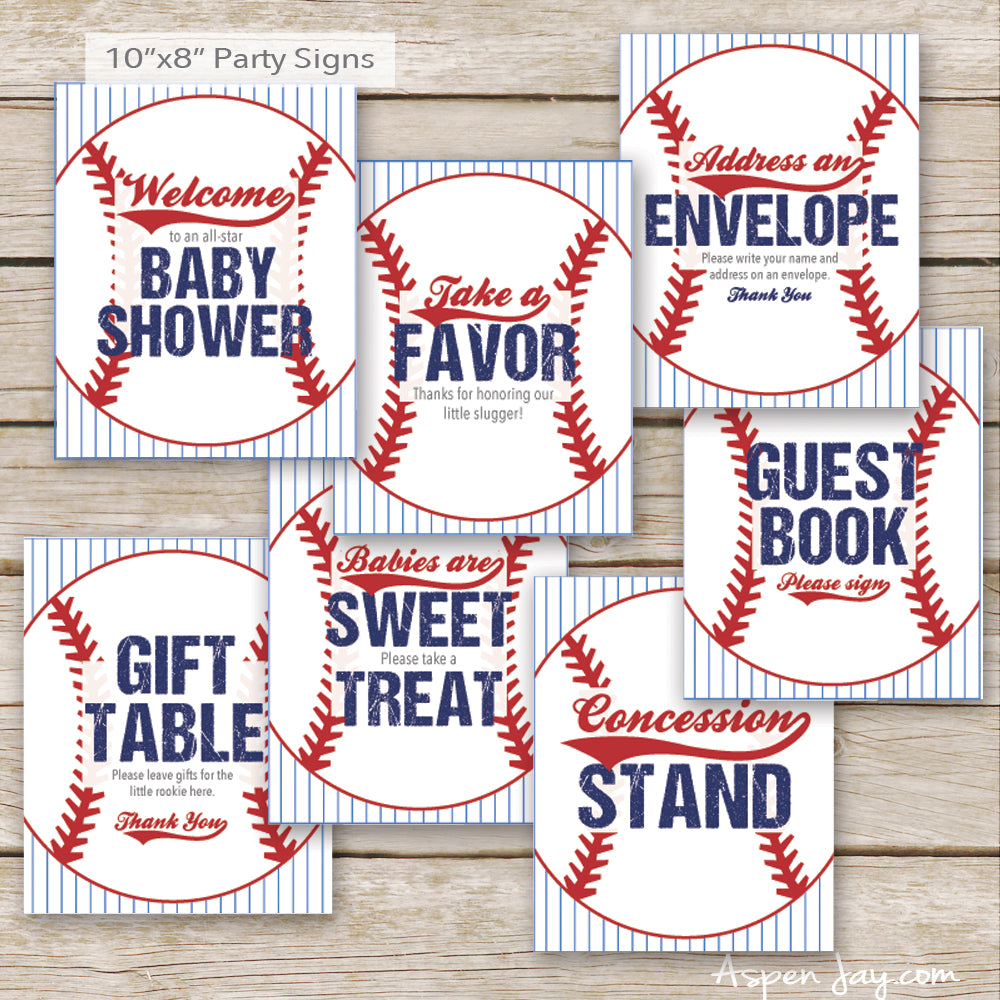 Baseball Baby Shower Package – AspenJay