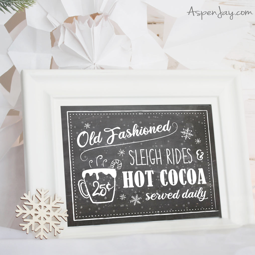 Hot Cocoa Bar Sign (Small)