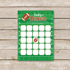 Football Baby Bingo