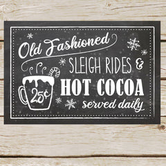 Hot Chocolate Bar Sign