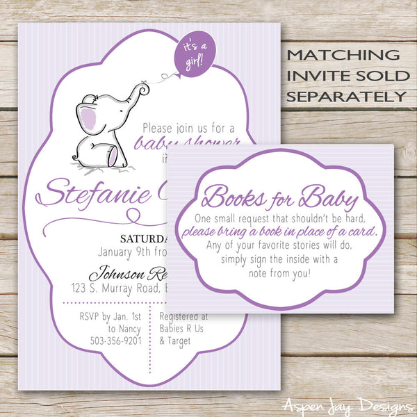 Purple Elephant Books for Baby