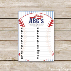 Baseball Baby ABC's