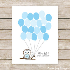 Blue Owl Guest Book