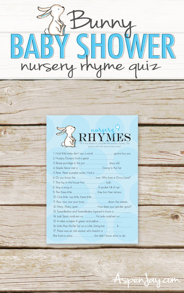 Blue Bunny Nursery Rhymes