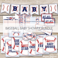 Baseball Baby Shower Package