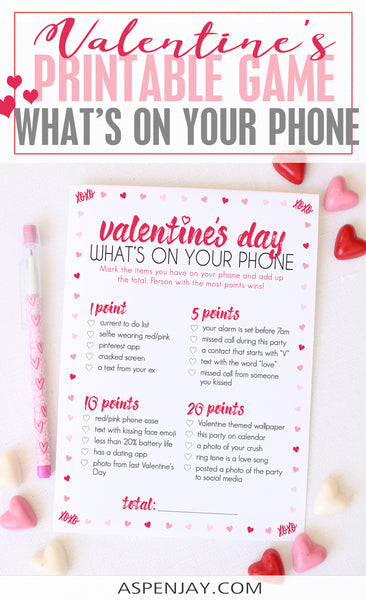 Valentine's Day What's On Your Phone